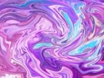 Purple and blue swirls