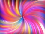 Swirl rainbow art