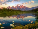 The Grand Tetons at Sunrise, Grand Teton Nation Park, Wyoming