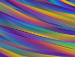 Abstract rainbow art