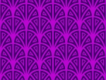 Purple art deco art