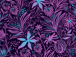 Purple flowers art