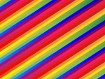 Diagonal rainbow stripes