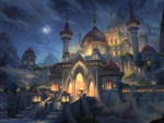 Moonlight castle