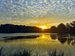 Sunset over Lake