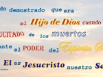 Jesucristo Resucitado de los Muertos