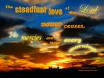 The Steadfast Love of the Lord Never Ceases