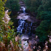 Corra Linn waterfall, Scotland
