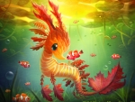 Fall Seahorse