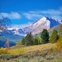 Beaverhead Crater, Flatiron Mountain, Lemhi Range, Idaho
