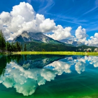 Amazing sky reflection