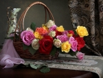 Basket of roses