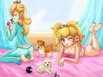 princess peach and Rosalina