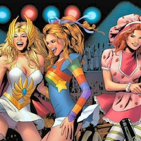 She-Ra, Rainbow Brite, and Strawberry Shortcake As Adults
