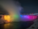 Niagara Falls At Night