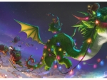 Christmas dragon