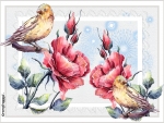 BIRDS AND ROSES