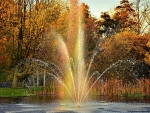 Park fountain