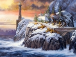 Winter Lighthouse