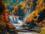 Autumn Waterfall