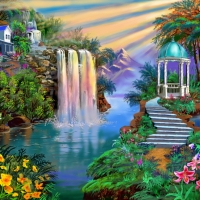 Magical Waterfall