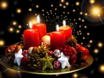 Christmas candles