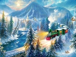 Mountain Christmas Train