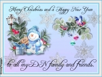 TO ALL DN FAMILY AND FRIENDS