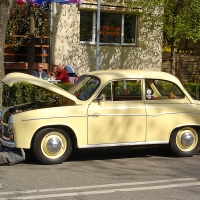 Funny way to park a car