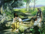 Jesus Christ and the Samaritan woman