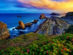 The Bay of Biscay, Costa Quebrada, Spain