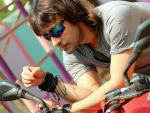 Dashing Rajkumar patra in bike