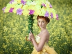 â‹„â‹„ Lady with Flowered Parasol â‹„â‹„