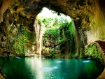 Cenote In Mexico