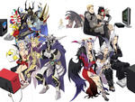chaos cloud of darkness cosmos dissidia final fantasy exdeath garland golbez jecht kefka palazzo kuja s
