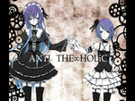 bicolored eyes gothic kagamine rin megurine luka vocaloid