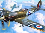 Supermarine Spitfire Mk 9 Artwork