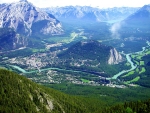 Banff, Canada From Sulphur Mountain