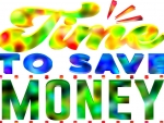 Time to save Money Text