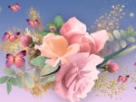 Roses & Butterflies