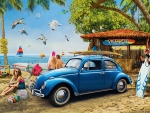 VW Beetle Surf Shack