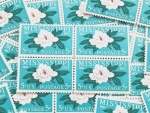 USA post stamps - Magnolia