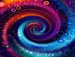 Multicolored Spiral