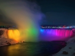 Niagara Falls At Night