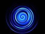 Blue spiral