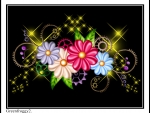 FLOWERS AND SPARKLES
