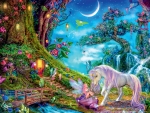 Fairies And Unicorn