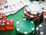 Cards, dice and casino chips