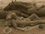 Sand sculpture