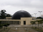 Lucas Carmo Planetarium in Carmo Park, Sao Paulo City, Brazil